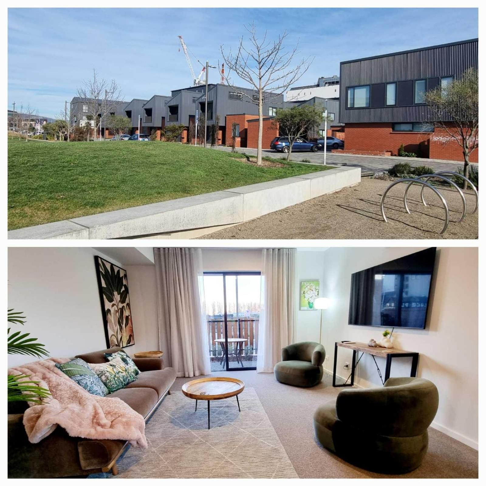 Hereford St Apartment - Christchurch Holiday Homes Eksteriør bilde
